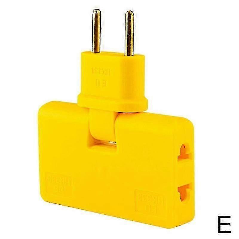 Rotate Plug Eu Converter One In Three 180 Degree Extension Plug Multi Plug Mini Slim Wireless Outlet Adapter Light Convenient