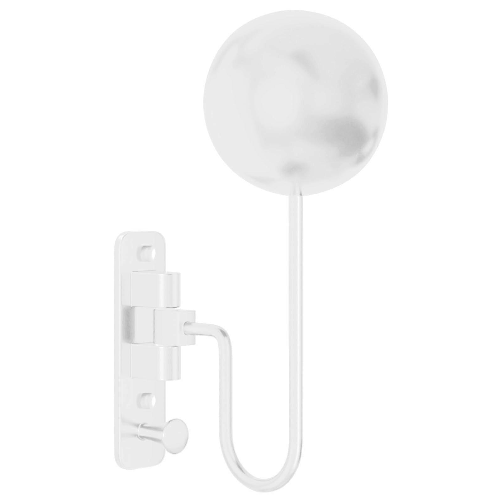 Electric bicycle helmet display rack stand for office storage white