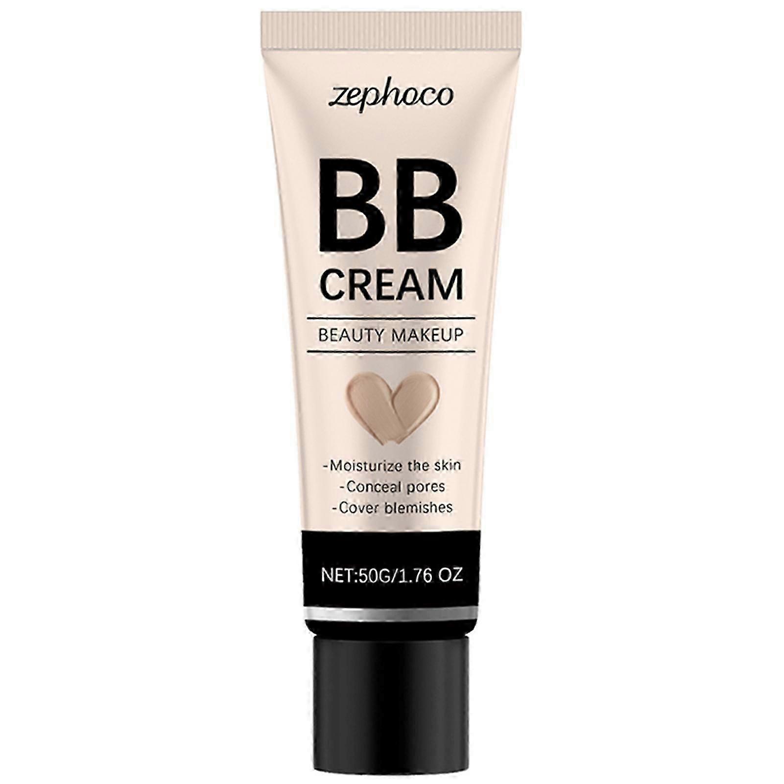 Natural Concealer Hydrating BB Cream Flaw-less Coverage Pore Blurring Foundation-Concealer for Face Makeup