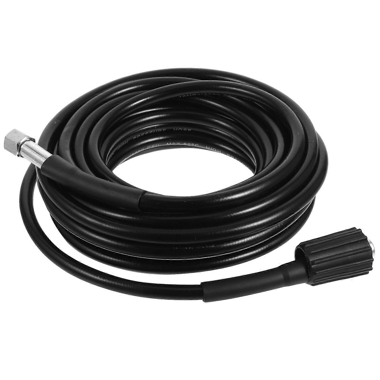 8m 160 Bar M22 High Pressure Hose For Power Washer Pressure Washer Extension Hose (Black)