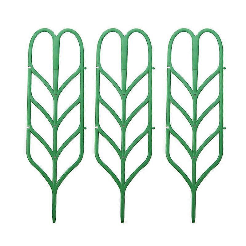 Plant Support Trellis Board Pocket Support Leaf Support Plastic Greens 3PCS，Lilaris