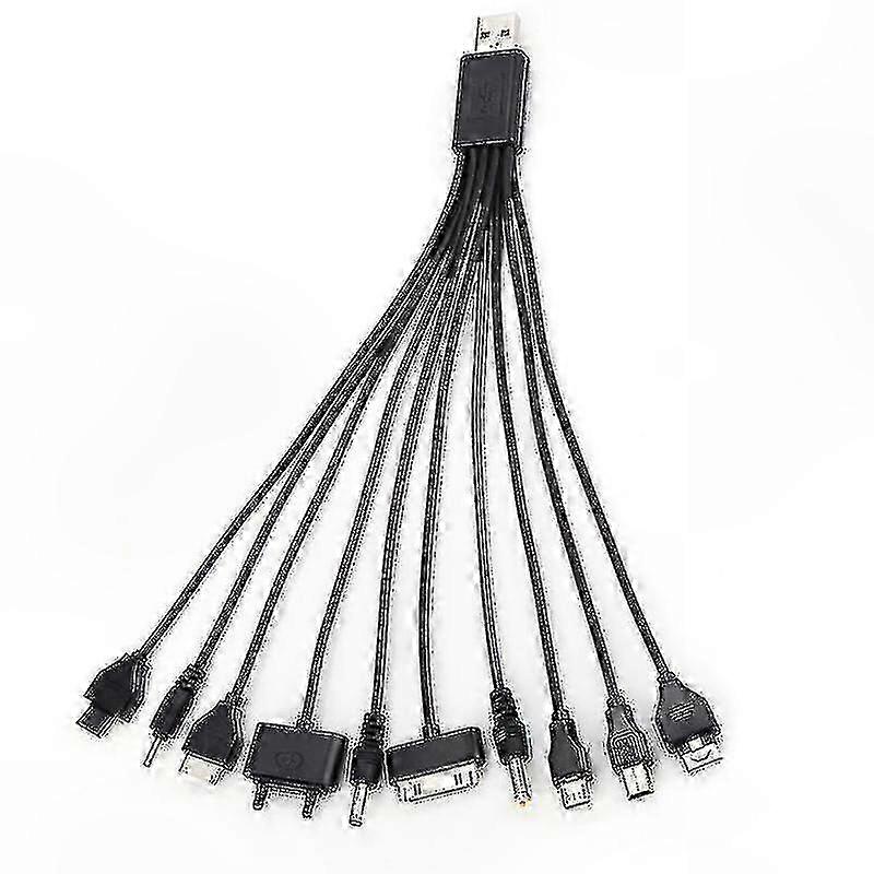10-in-1 Multi-Function USB Charging Cable for Various Devices