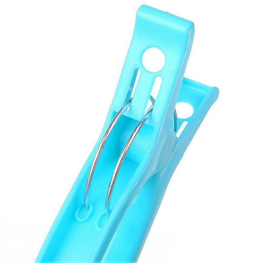 Windproof Clothes Clips with Strong Clamping Force for Home Use PP Metal Assorted Color 20pcs