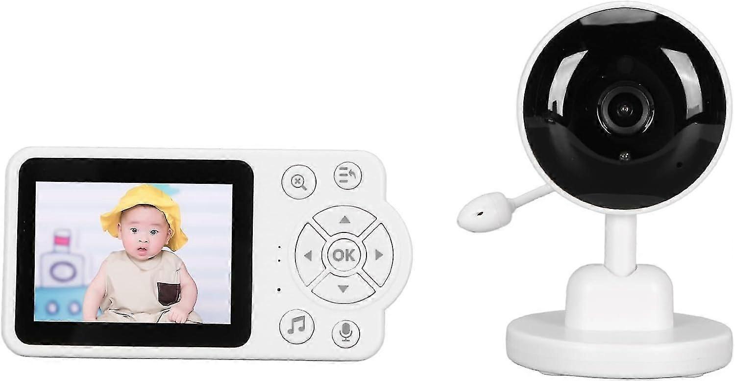 Baby Monitor, 2.8inch Screen WiFi Baby Monito, Wireless Video Monitor with Temperature Monitor, 2 Wa