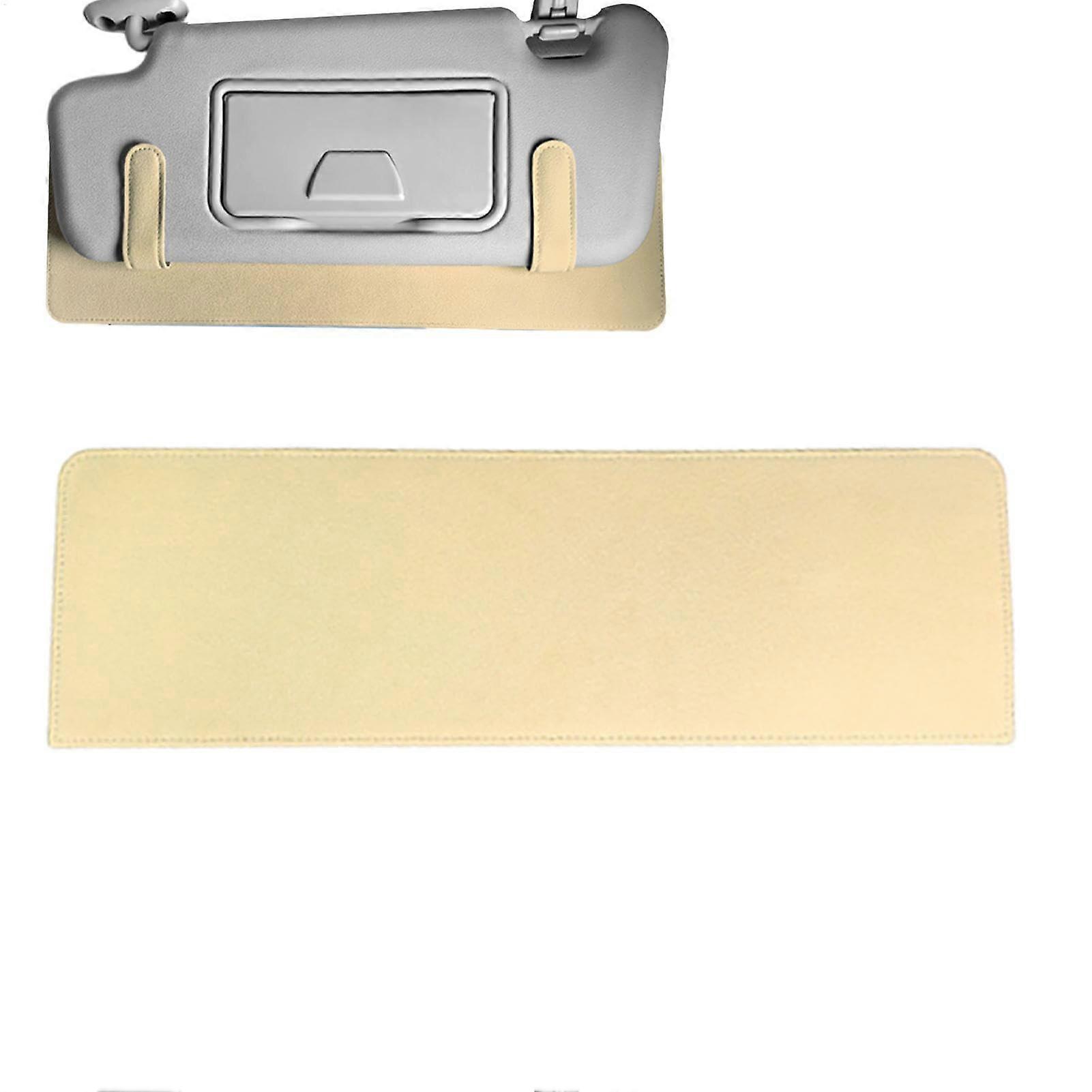 Car Visor Extender Sun Blocker for Auto | Cream Colored Anti-Glare Sun Visor | Universal Fit Windshield Protection Accessories