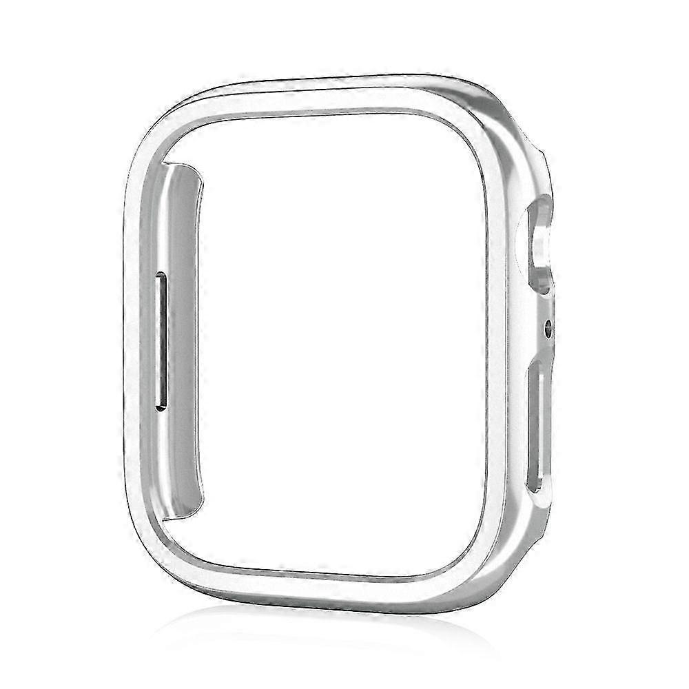 2 Pack Compatible for Apple Watch Case 45mm [NO Screen Protector] Series 7 Hard PC Bumper Case Protective Cover Frame