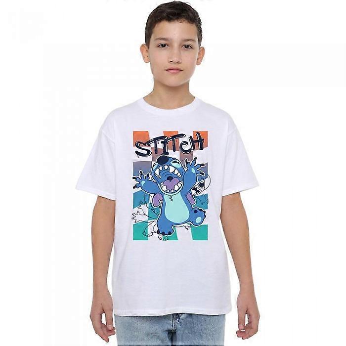 Lilo & Stitch Boys Checkered T-Shirt