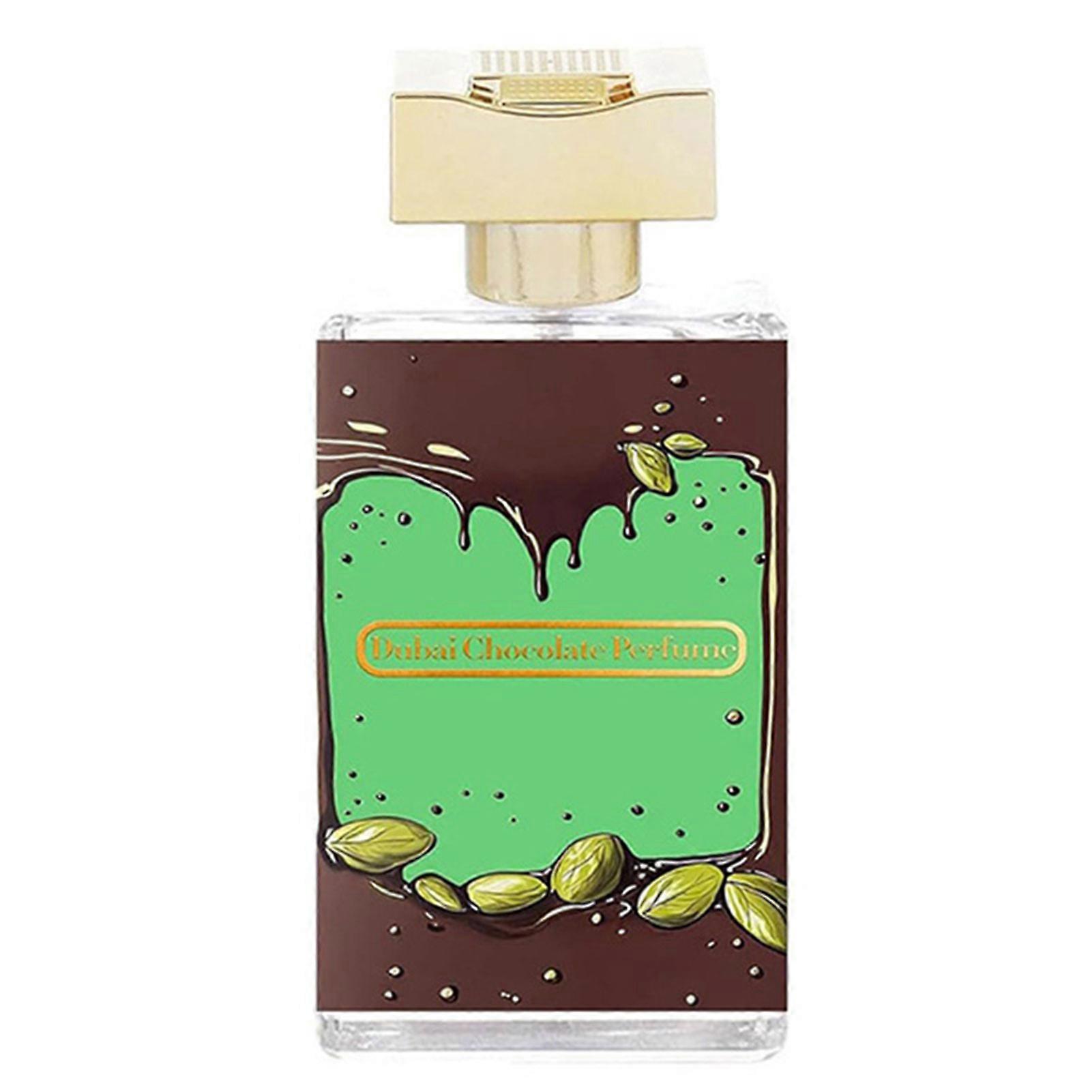 Dubai Chocolate Perfume Pistachio Kunafa Fragrance EDP Unisex Sweet Gourmand Perfume with Chocolate