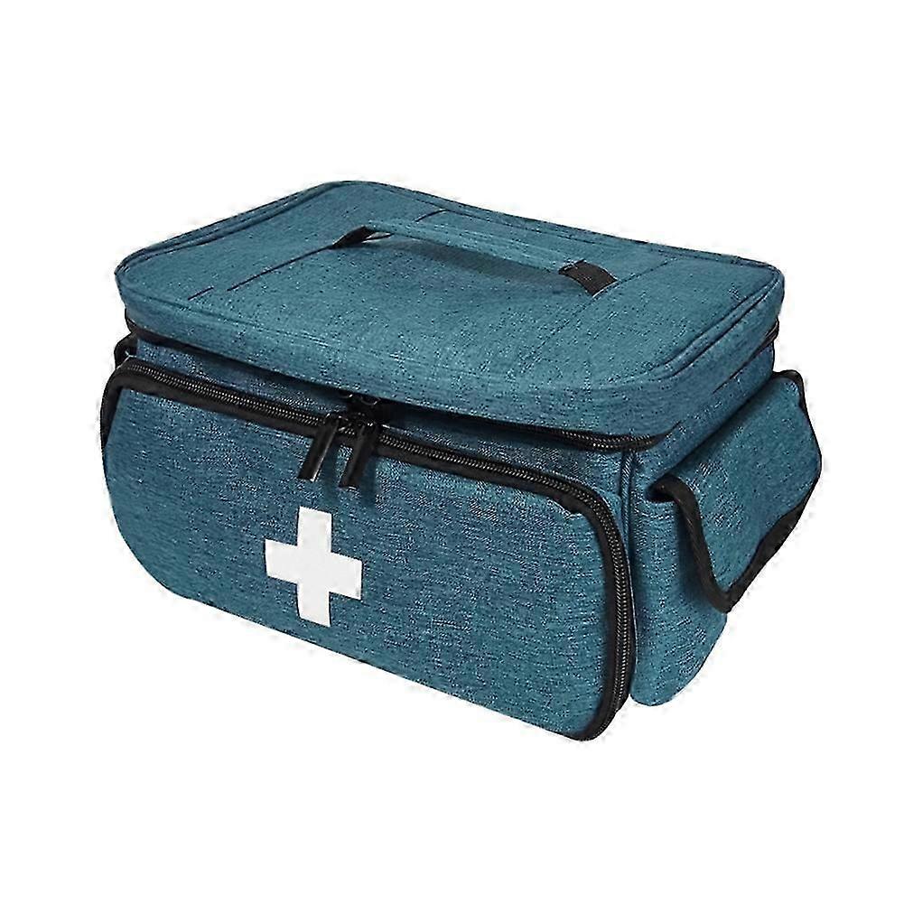 Medicine Storage Bag Empty Lockable Pill Bottle Organizer, A