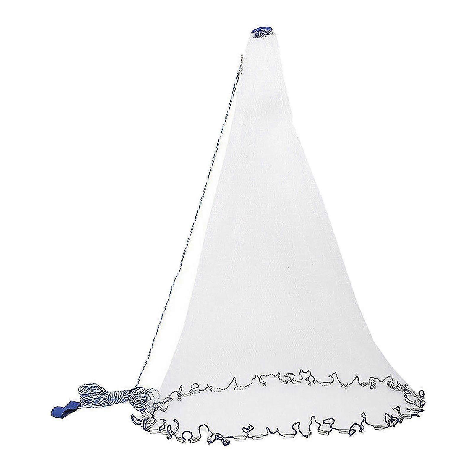 Fishing Net Hand Cast Fishing Net Mesh Fishing Equipment with Sinker Fishing