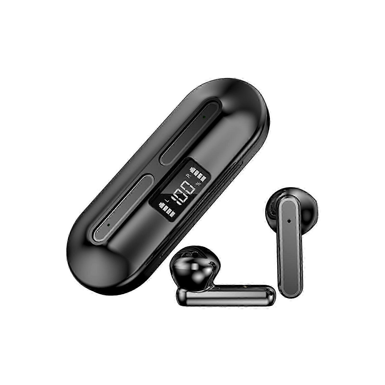 Wireless Bluetooth Headset Binaural Digital Display-thin Music Stereo Portable Bluetooth Headset 2025