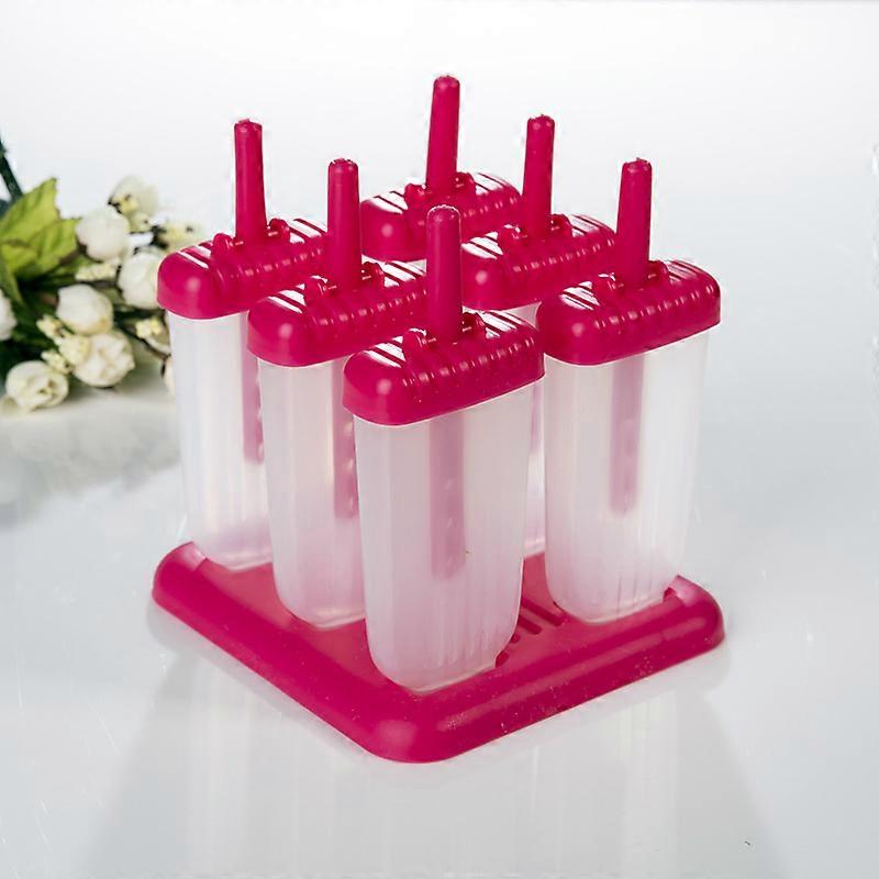 Popsicle Molds, Set of 6 Reusable Ice Pop Molds, Popsicle Maker