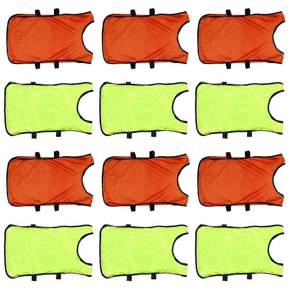 Training Soccer Vests Kids Football Team Practice Vests 24Pcs Assorted Color