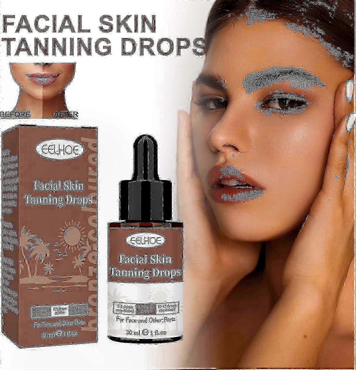 Hydrating Glow Serum for Face and Body, Self-Tanning Enhancer, Bronzing Solution for Even Skin Tone and Radiance
