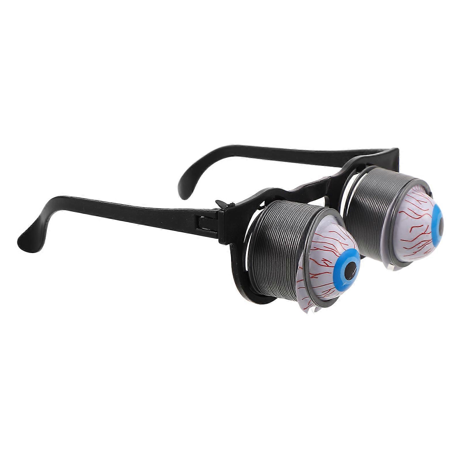 Halloween Eyeglass for Costume Party with Spring Eyeball Design 5Pcs Set