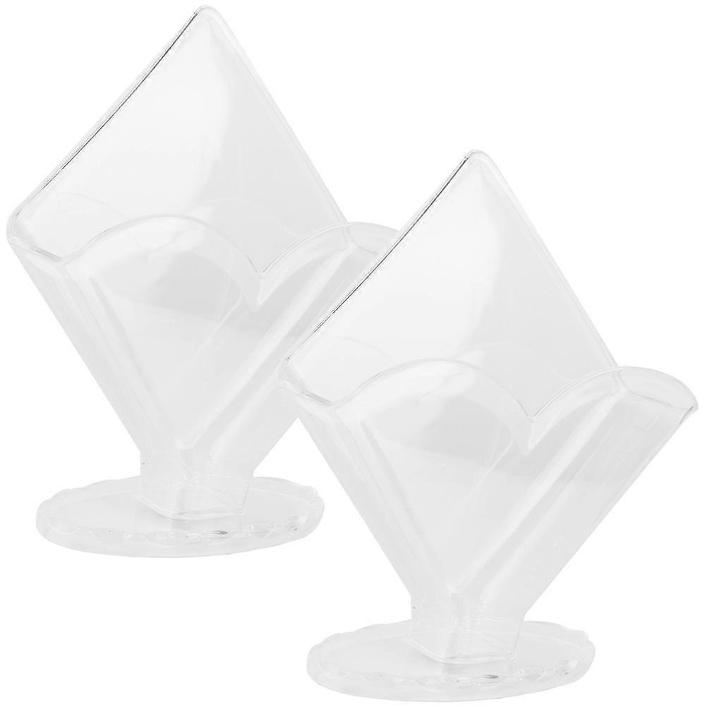 Acrylic Napkin Holder Clear Design for Tabletop Storage 10Pcs Set