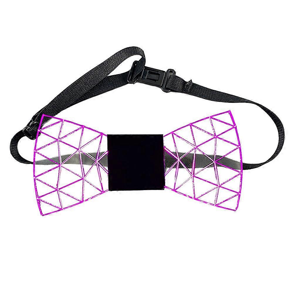 Acrylic Luminous Bow Tie for Festival Party Decor 1Pcs Costume Accessory