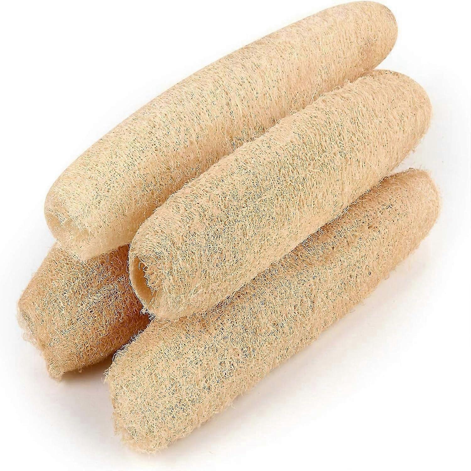 Éponges de Douche Naturelle Luffa Bio - 4 PCS