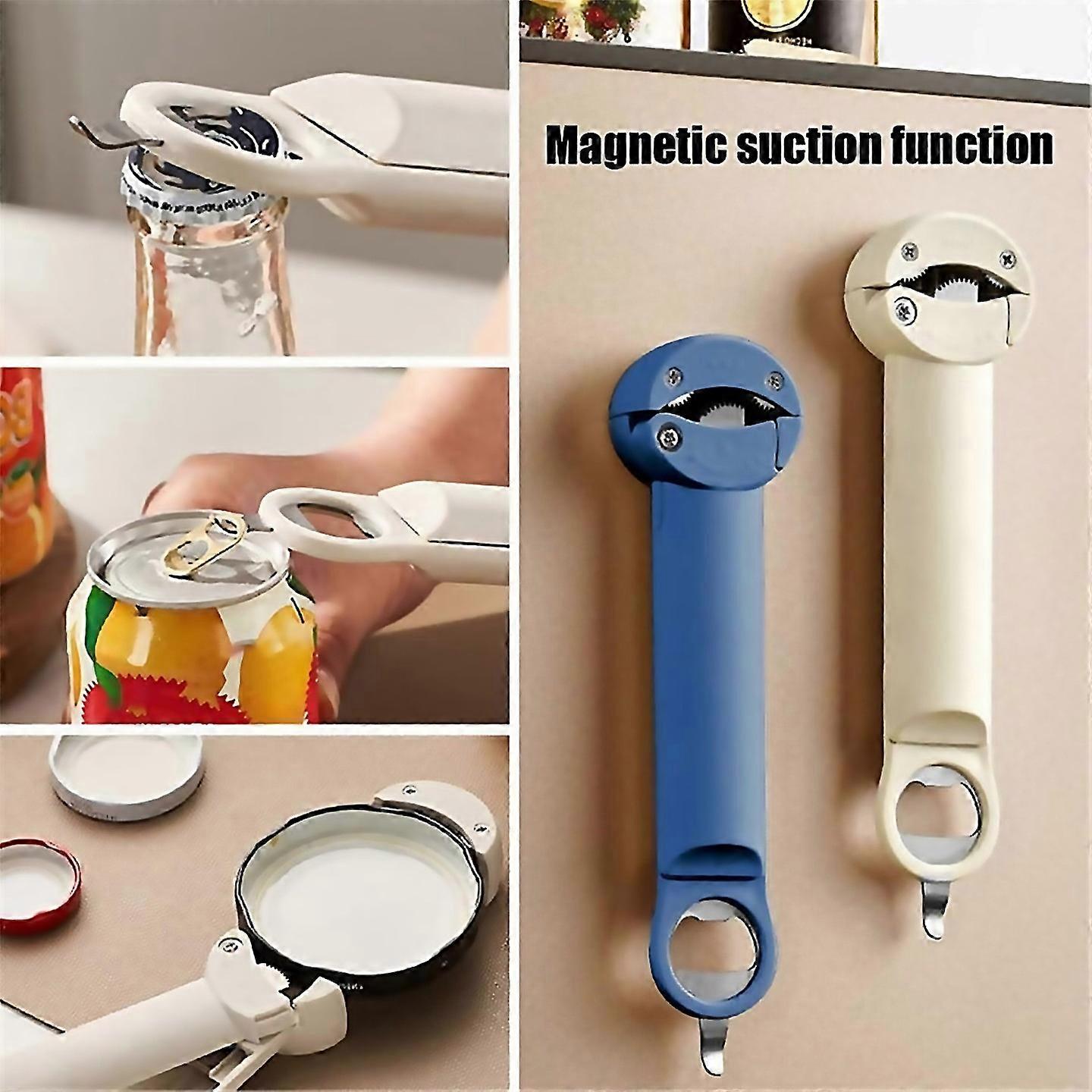 For Handy Bottle Jar Easy Opener Multifunction Kitchen Tool Black