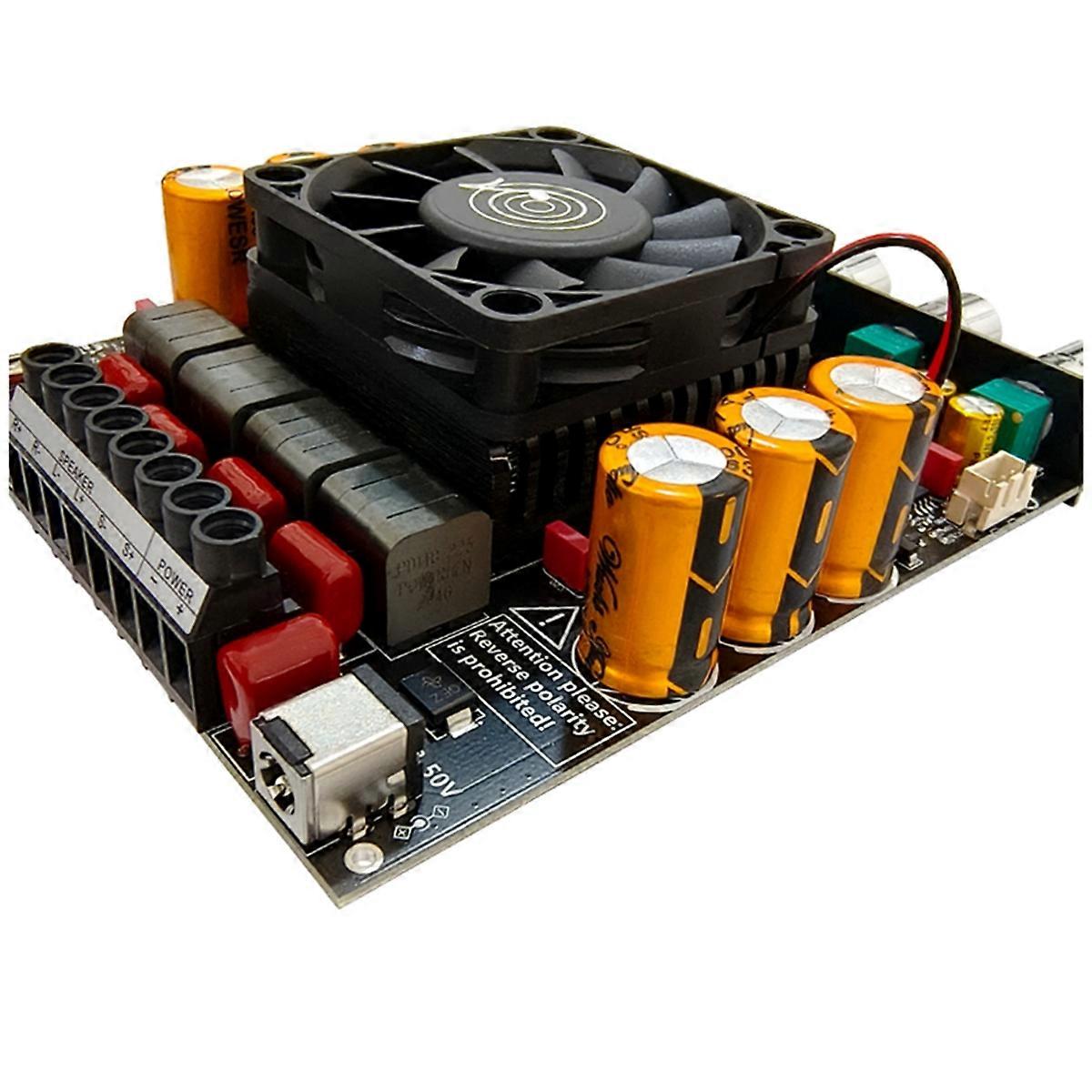 -AS21P Digital Power Amplifier Board Stereo 2X3000W+600W Subwoofer Bluetooth Amplifier Module