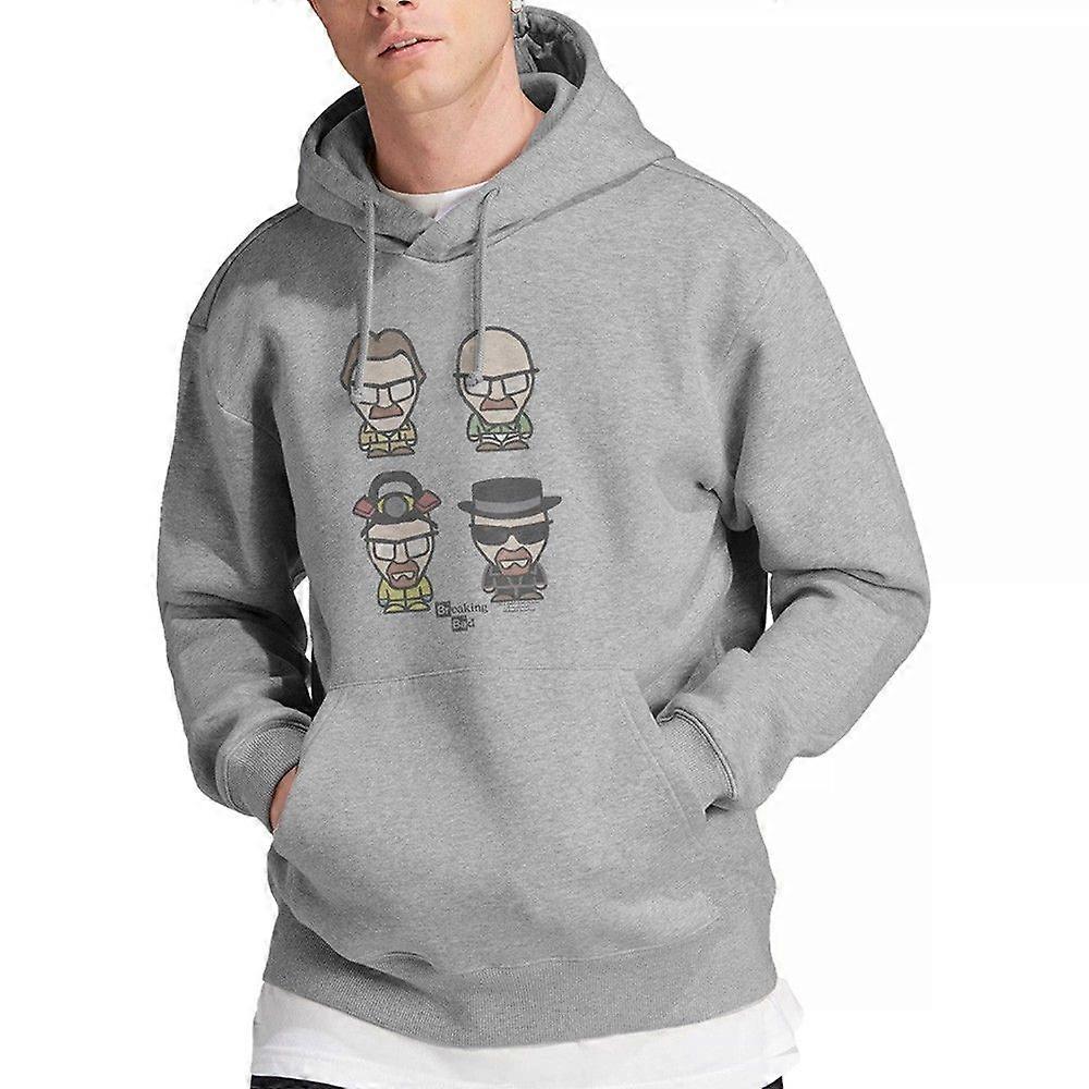 Moletom com Capuz Breaking Bad Faces Of Walt S-3XL, Estilo Athletic Heather 1732