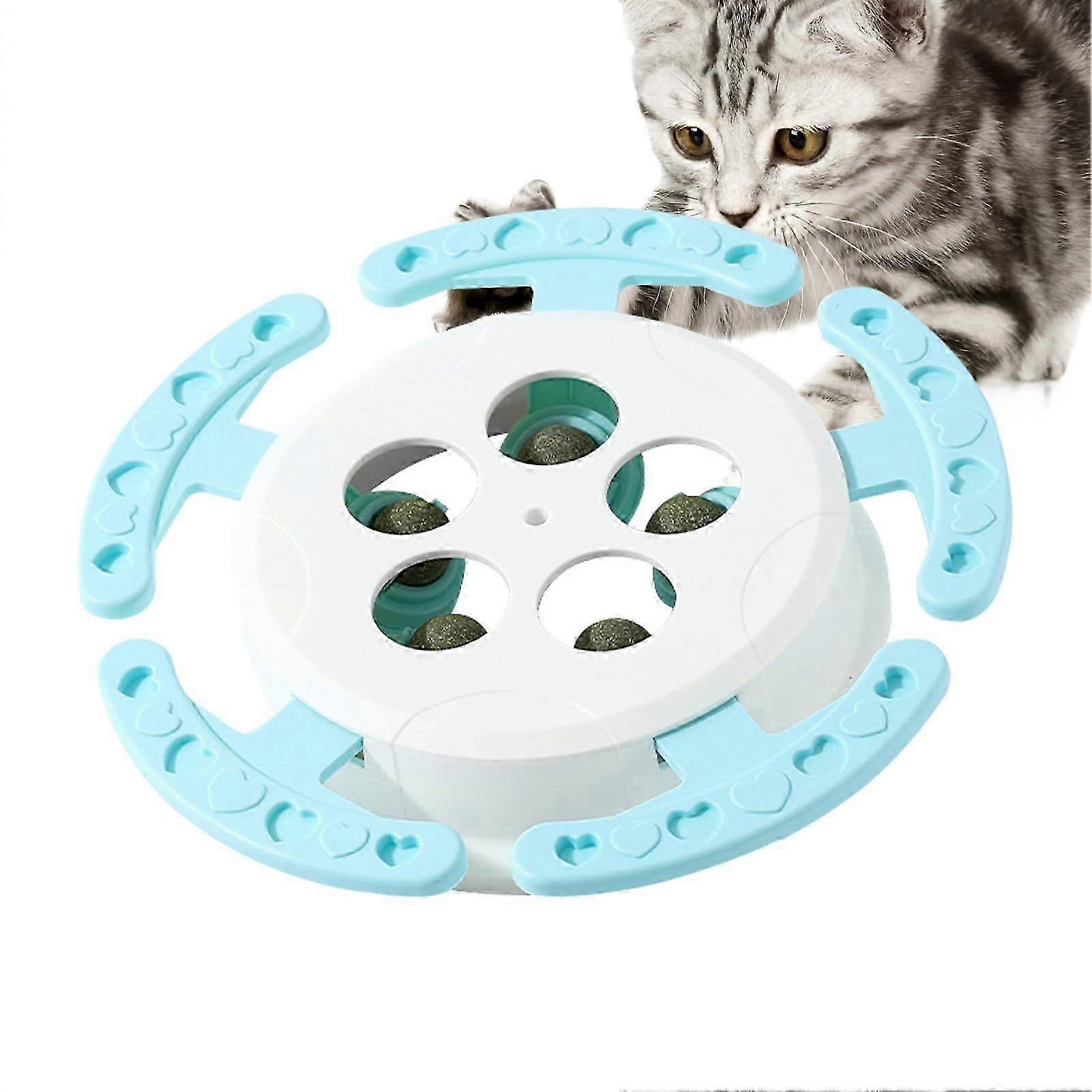 Interactive catnip whackamole game, enrichment toy for kittens