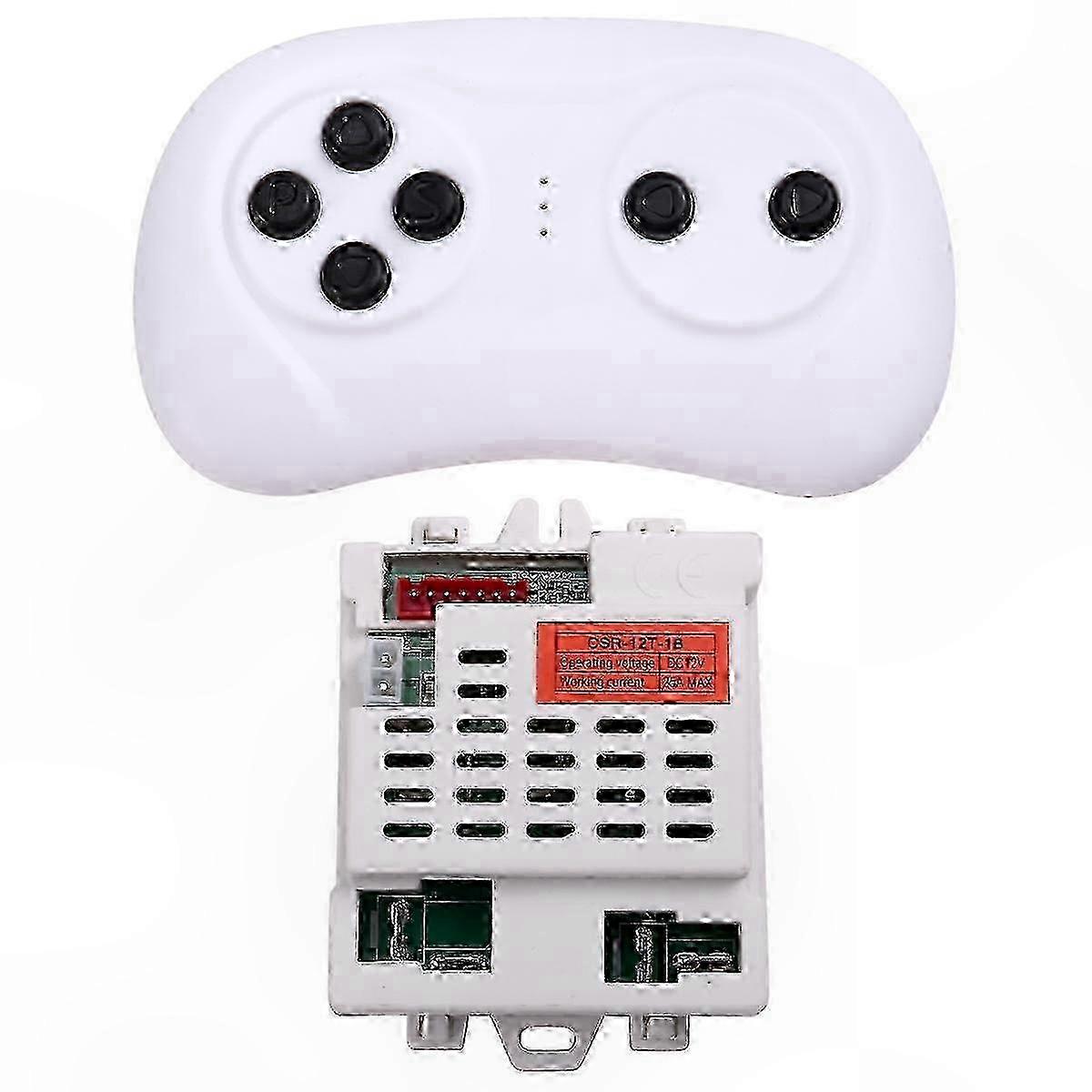 CSR-12T-1B 12V Kids Ride-On Car Remote Control & Receiver Replacement for Children's Electric Vehicles