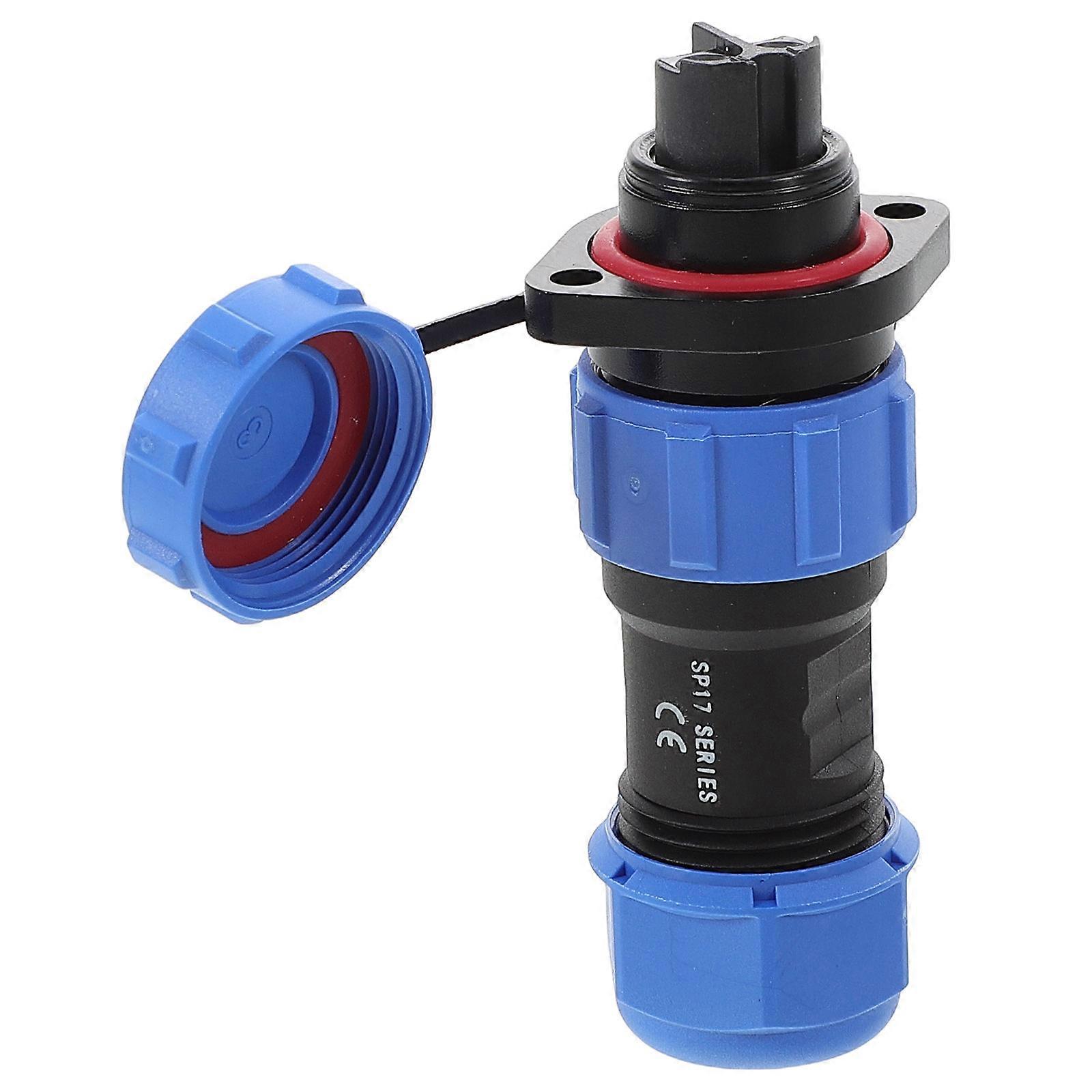 Waterproof IP68 2 Pin Aviation Connector for Panel Mount Use