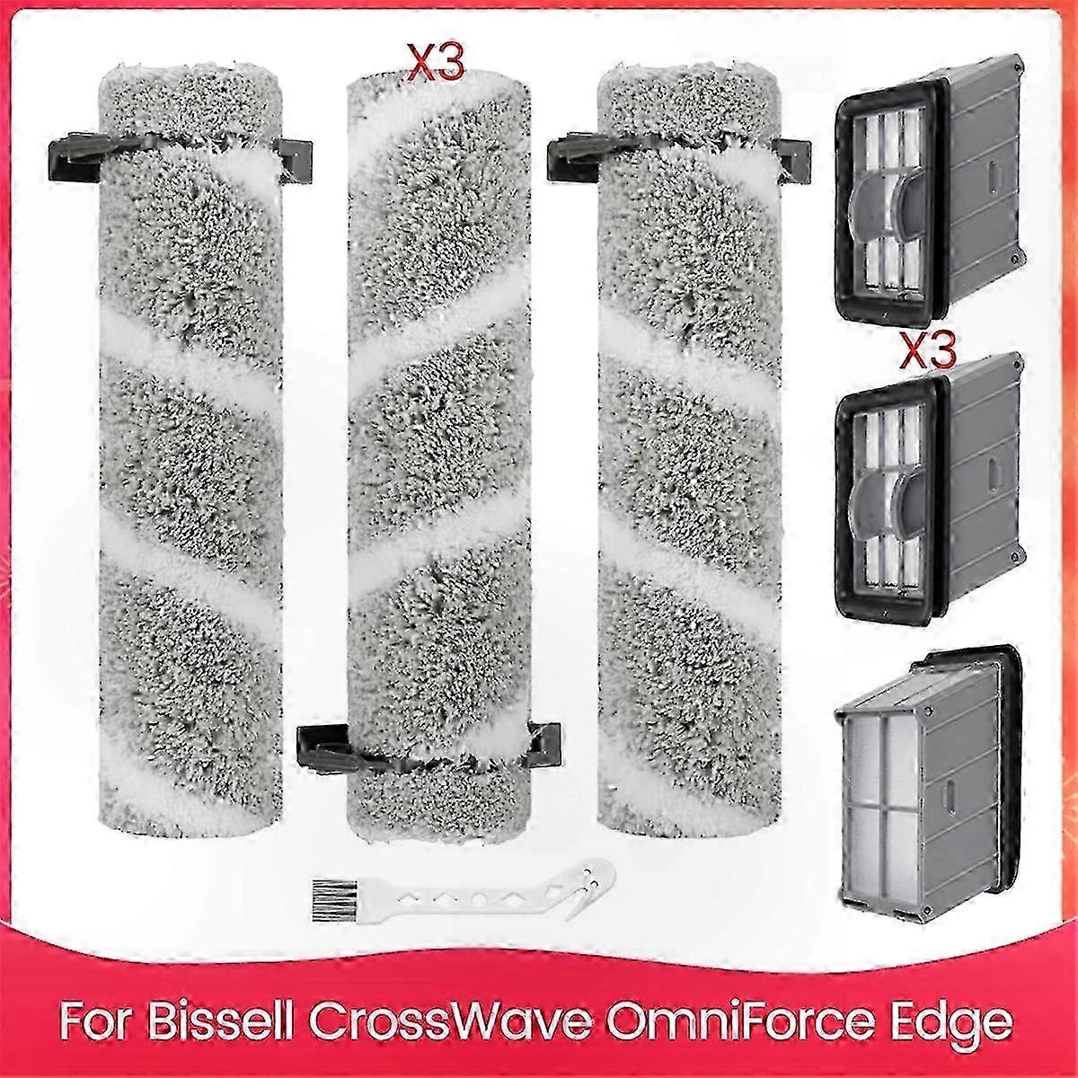 Multi-Surface Cleaning Brush and Filter for CrossWave OmniForce Edge Cleaner Systems