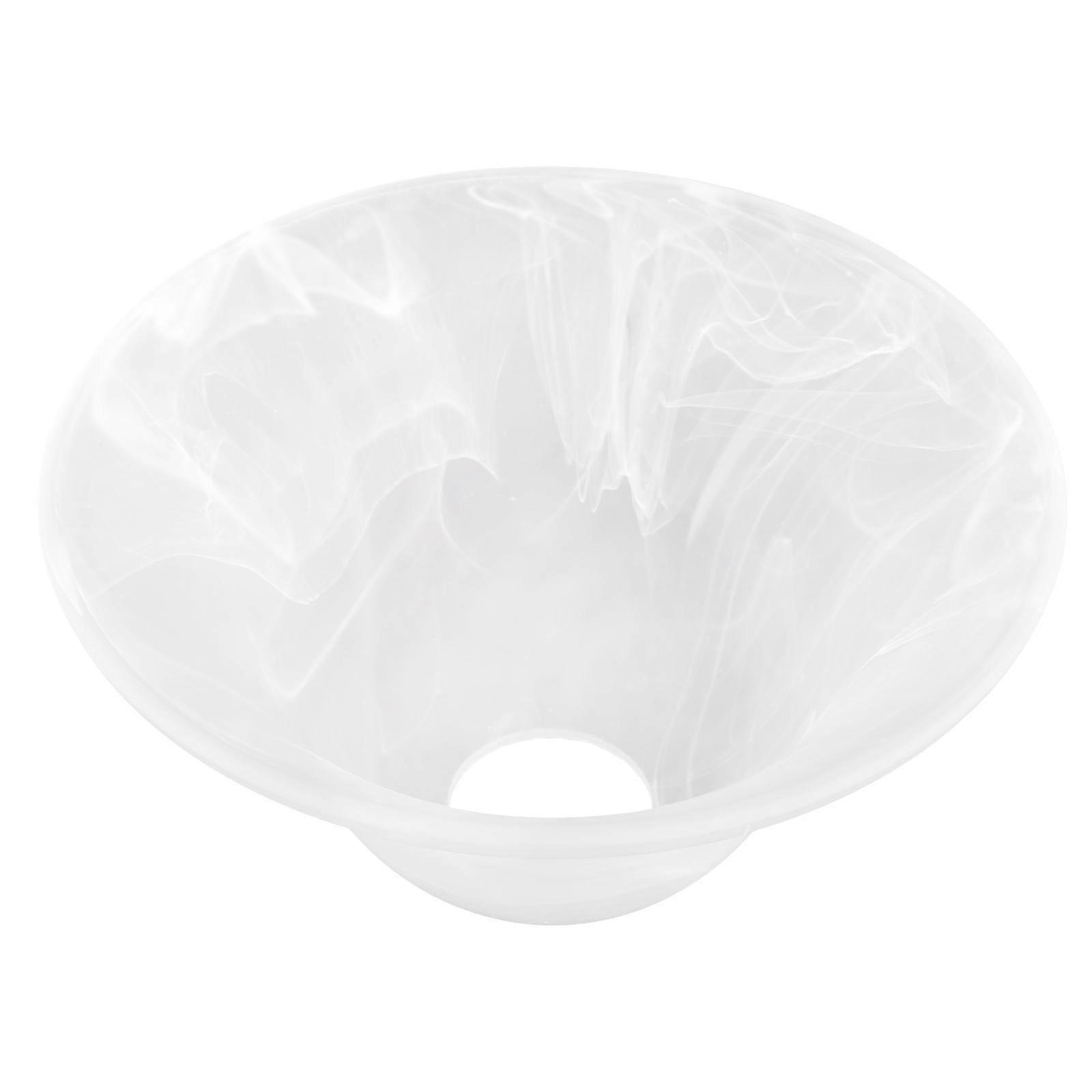Glass Lampshade 2Pcs Simple Frosted Ceiling Lamp Accessory Designed For Home And Restaurant Interior With Modern White Color Light Diffusion