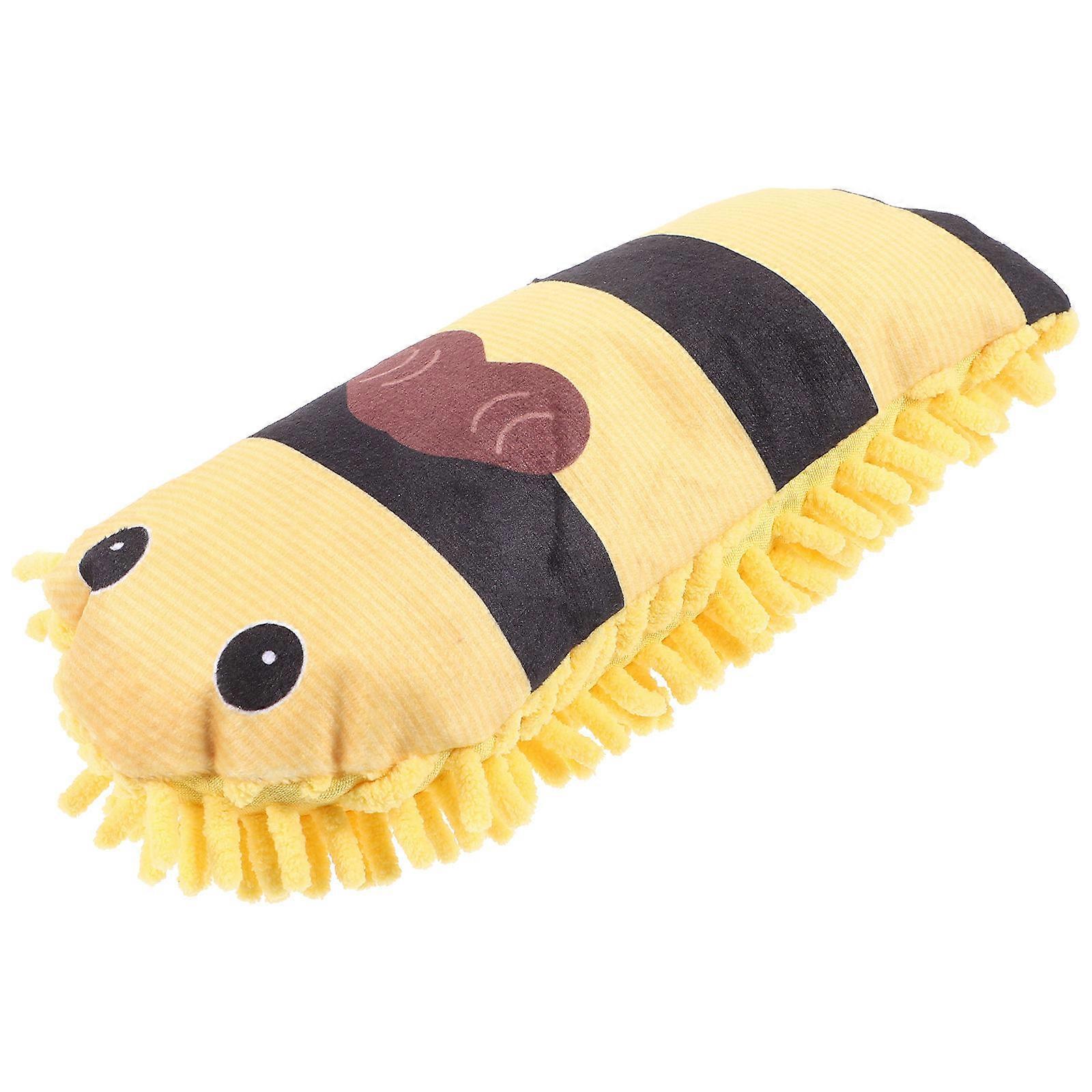 Soft Bee Shaped Dog Toy for Teeth Cleaning 4Pcs Chew Toys