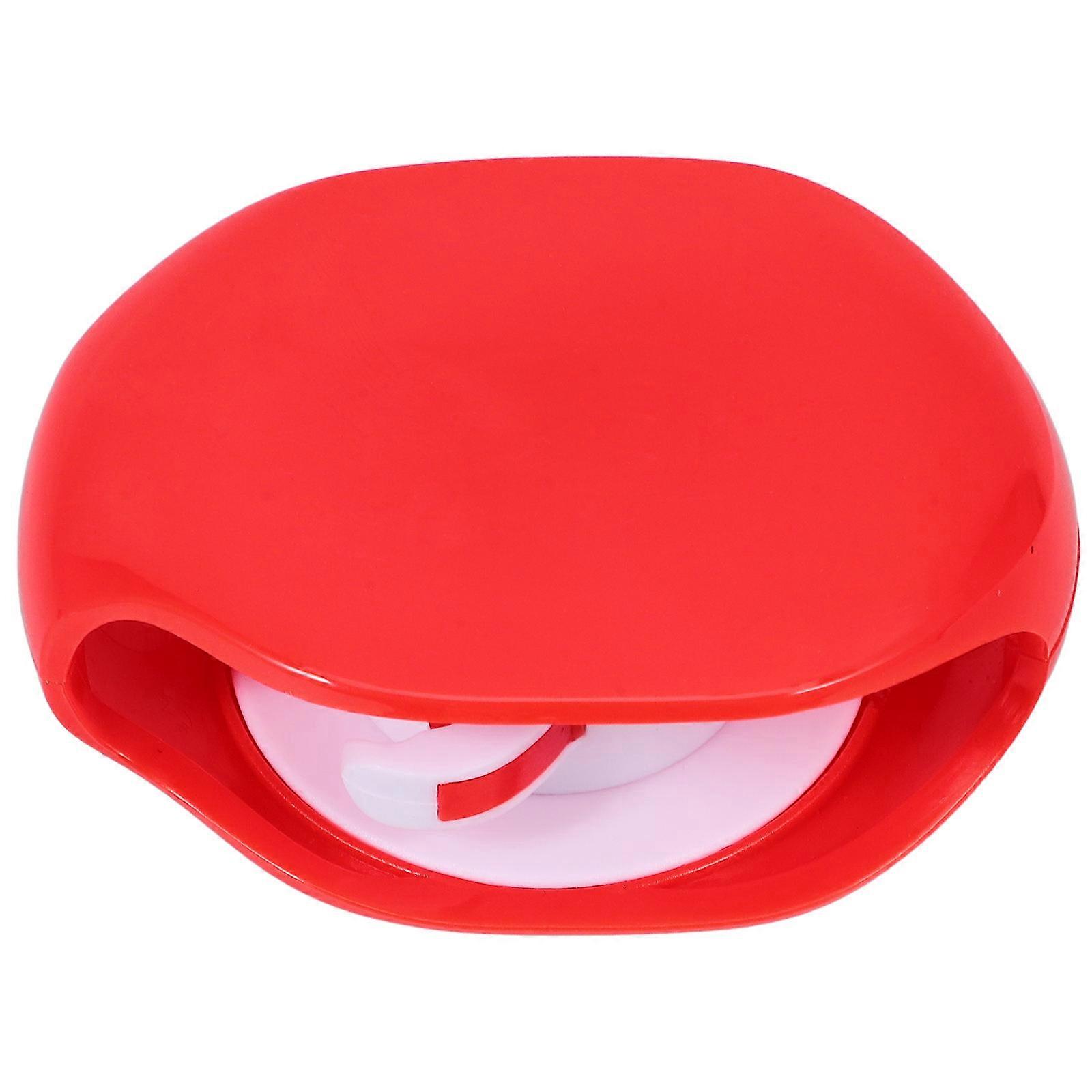 3Pcs Red Automatic Roll Earphone Cable Organizer for Headset Management
