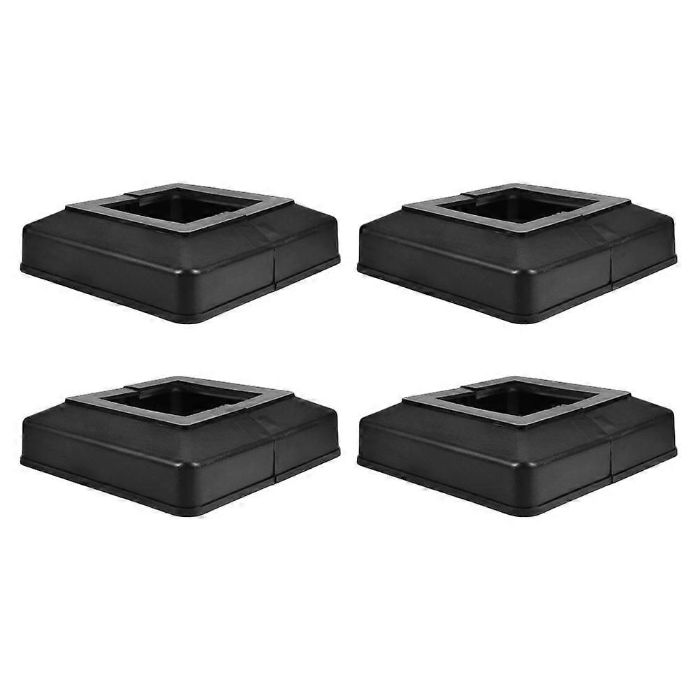 Weather-Resistant Square Post Cover Set 12 Pcs Easy To Install For Homeowners And Contractors Outdoor Protection
