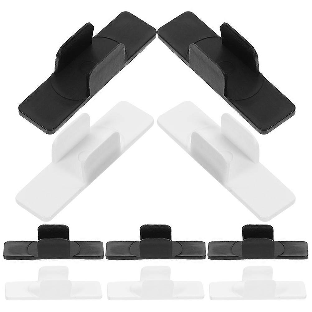 Self-Adhesive Plastic Pen Holder Clips for Marker 50Pcs Assorted