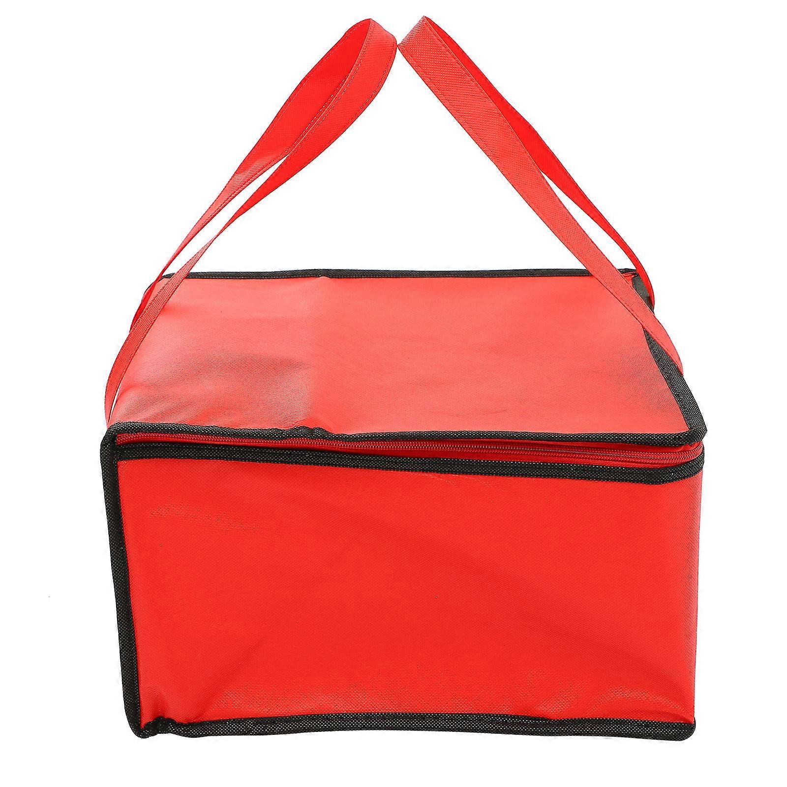 Waterproof Drinks Carrier Insulated Bag Food Storage Reusable Rectangular 13.6×13×7.7in Outdoor Party 2Pack