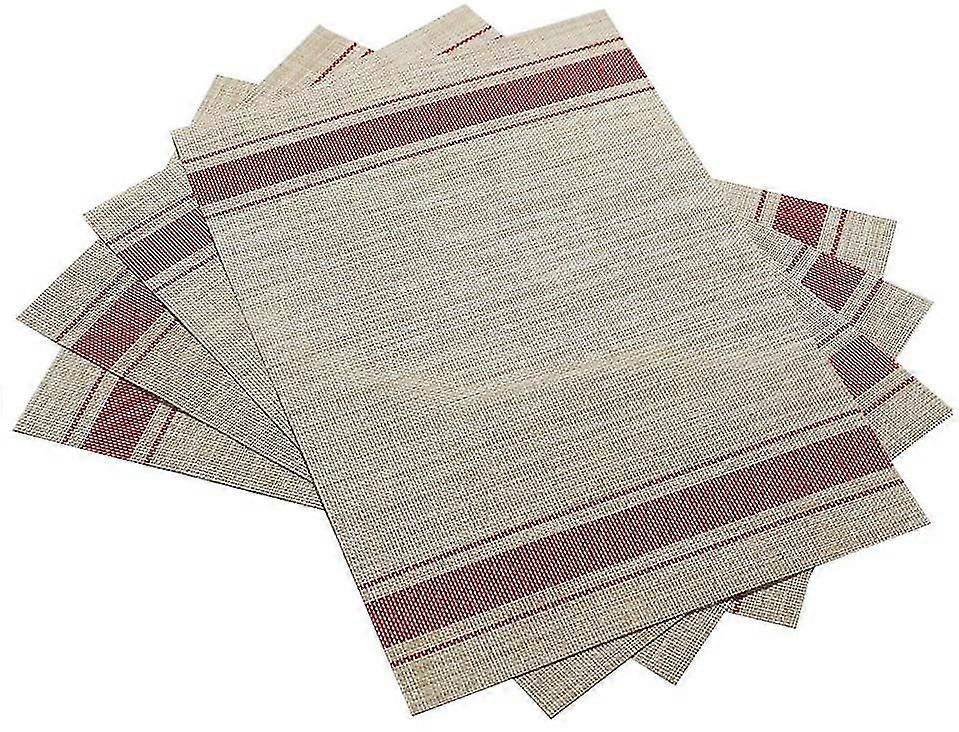 6pcs Heat-resistant Placemats