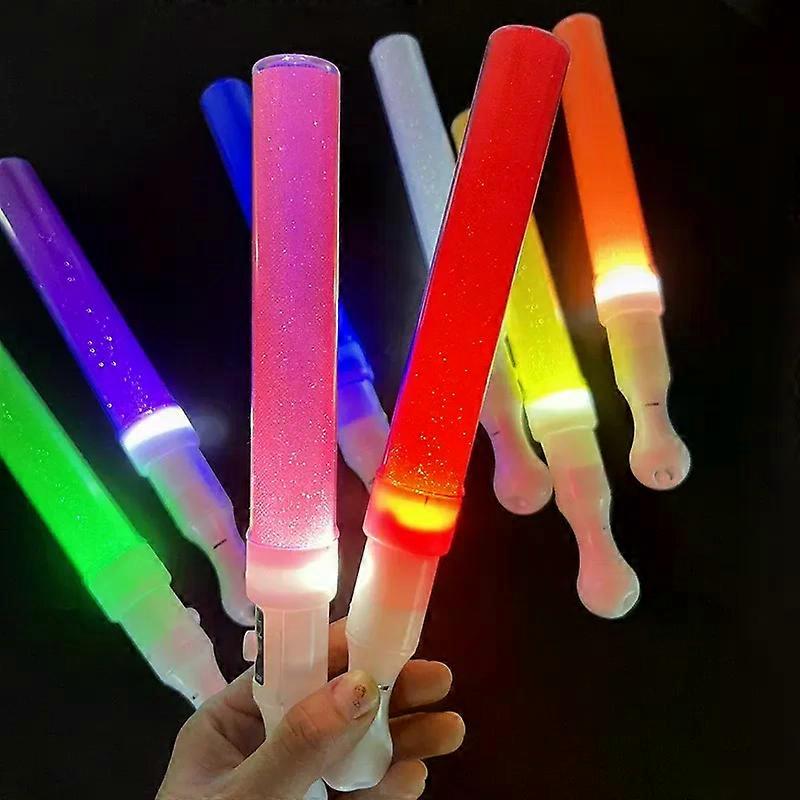 Kpop LED Glow Sticks Concert Lightstick Idol Support Sticks Glow in The Dark Glow Sticks Flash Rods Wedding Party Concert 