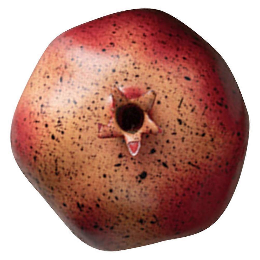 Artificial Pomegranate Model for Decoration 5Pcs Realistic Foam Fruit Set