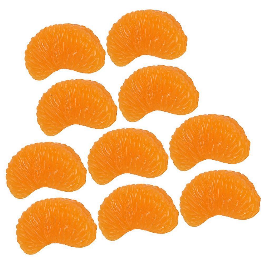 Fake Oranges Slices Artificial Oranges Slices for Decor 40Pcs