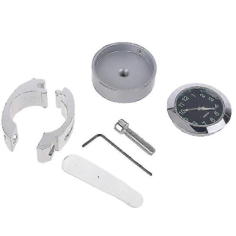 Glow In Dark Clock Motorcycle Alluminum Alloy Dial Mini For Mounting Bicycle