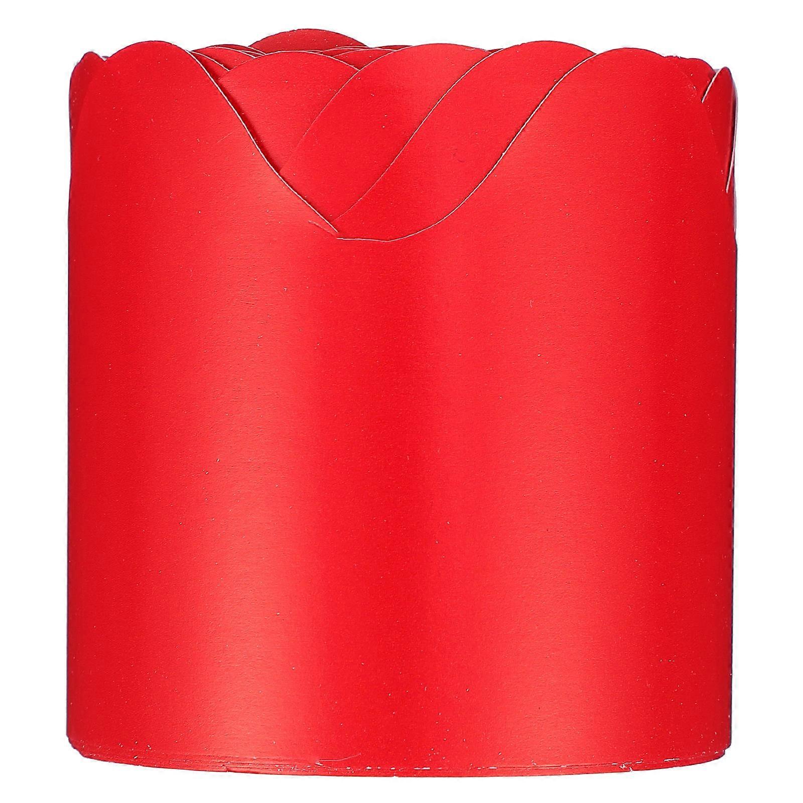 Bulletin Border Trim Chalkboard Border for Decoration 2Pcs Red