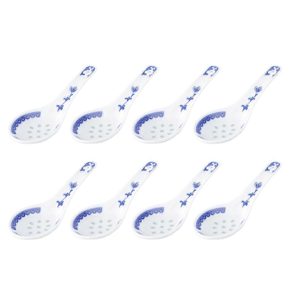 Soup Spoon Chinese Style Multi-Function Food Spoon Household Dinner 24Pcs