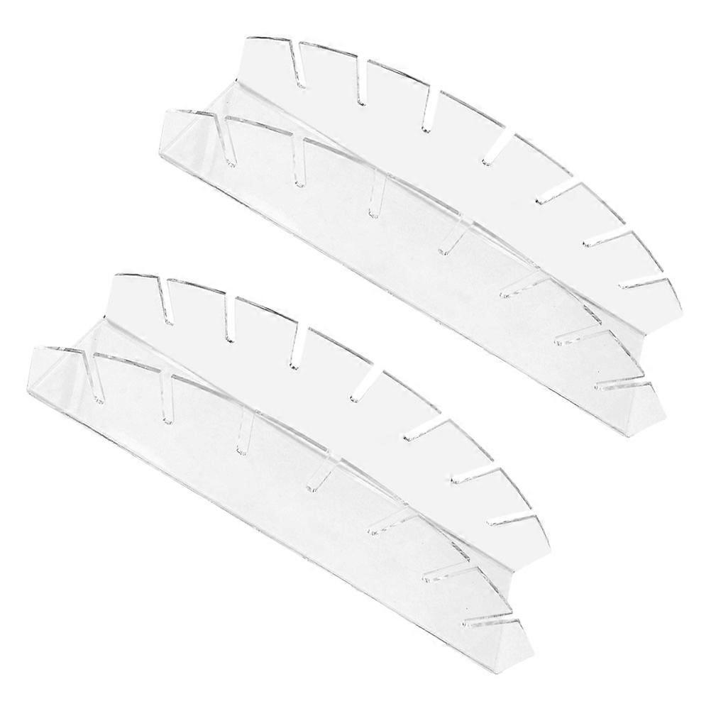 Baseball Cap Acrylic Hat Stand for Desktop Storage 8Pcs Transparent Organizer