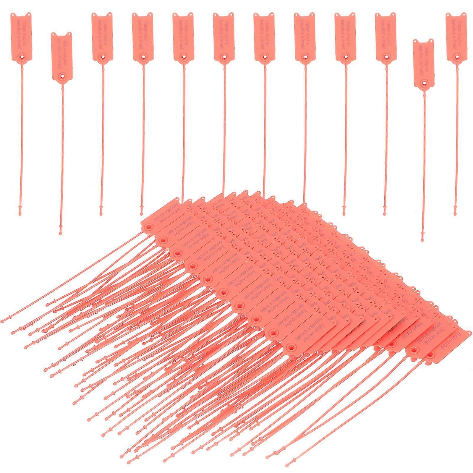Label Cable Ties Red Cable Tie Markers for Product Label 300Pcs