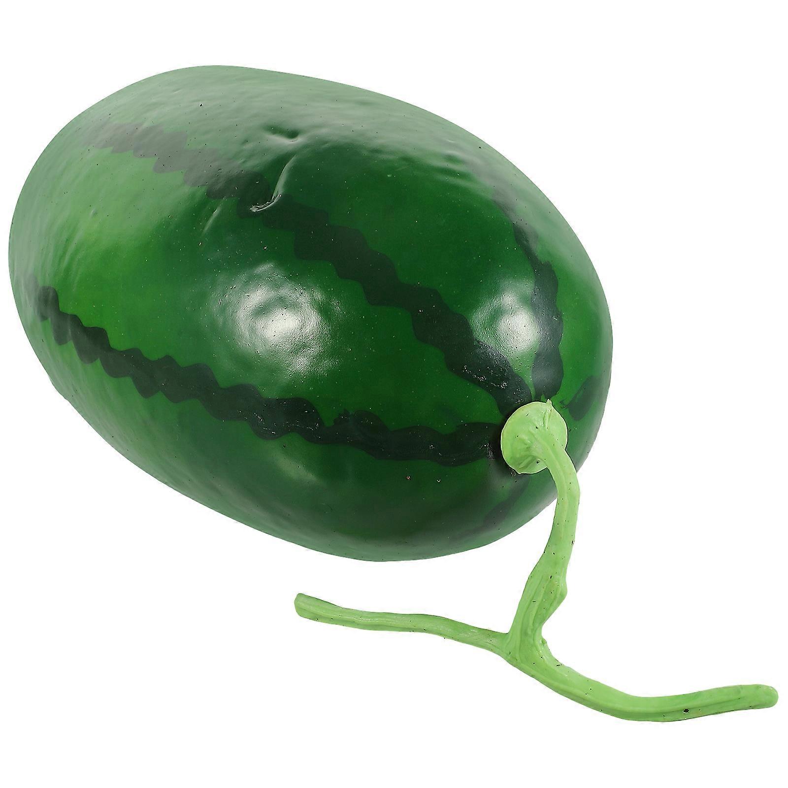 Artificial Watermelon Simulated Watermelon Model for Decor 2Pcs Foam Design