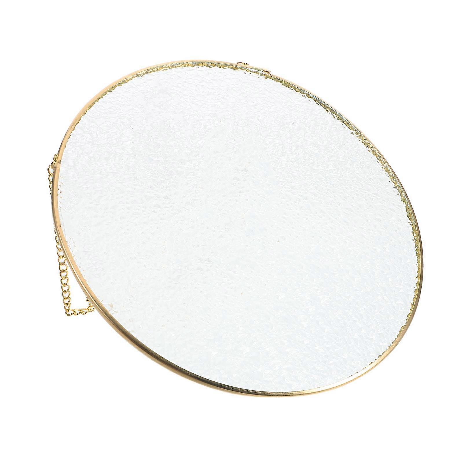 Unfinished Glass Round Suncatcher for DIY Window Hanging 5Pcs Pack