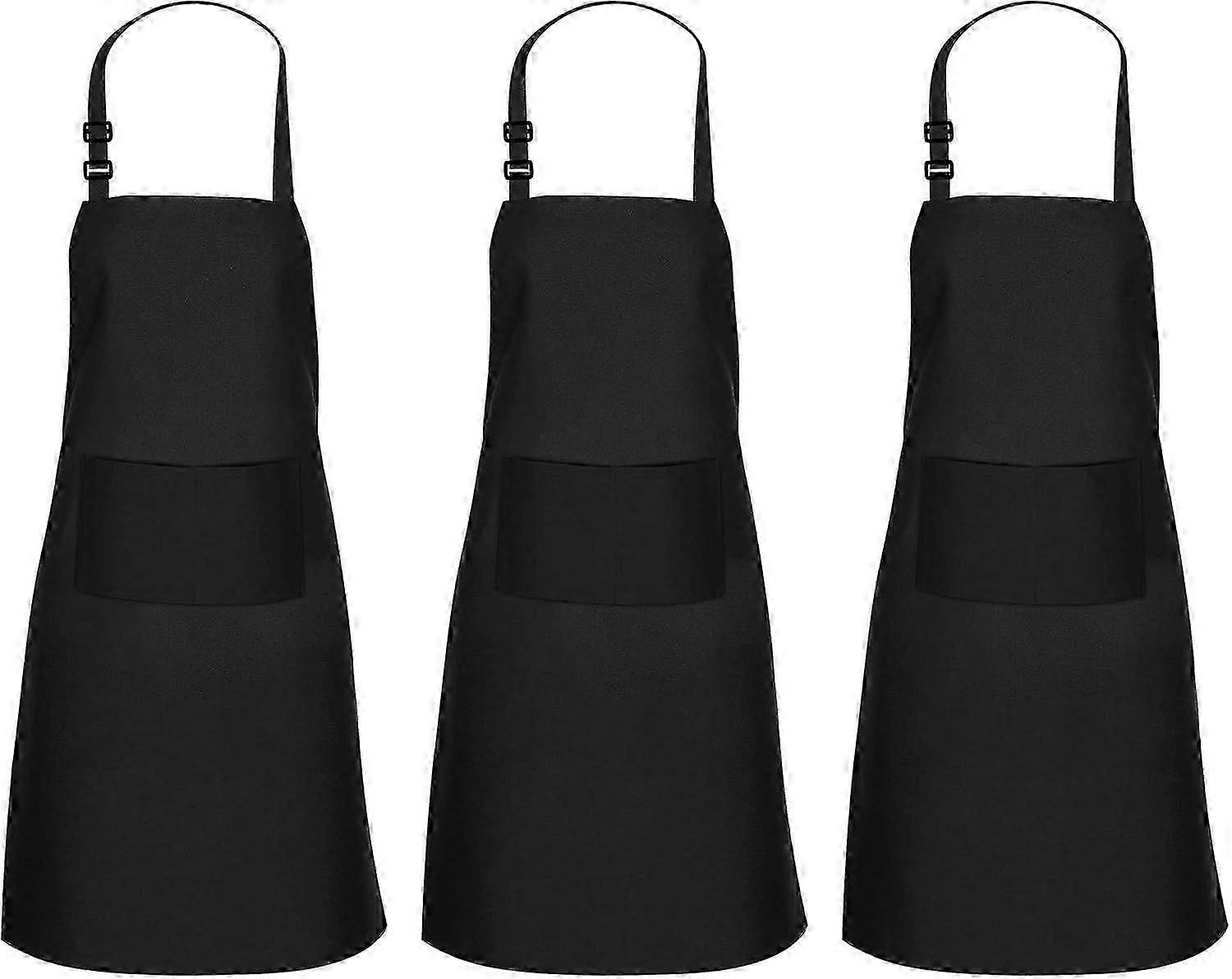 Apron Cooking Apron with Large Pockets - Extra Large Adjustable Kitchen Apron for Men and