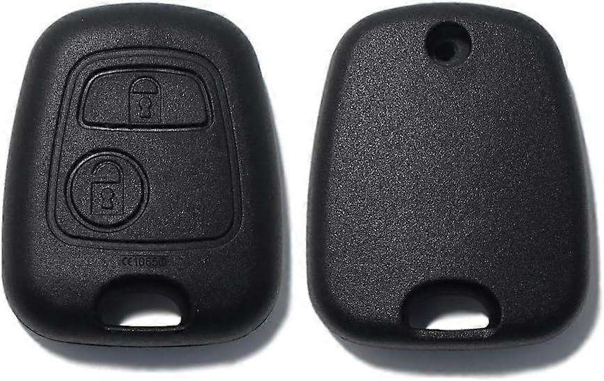 LAGE Replacement key with screws 2-button remote control for Citroen C1