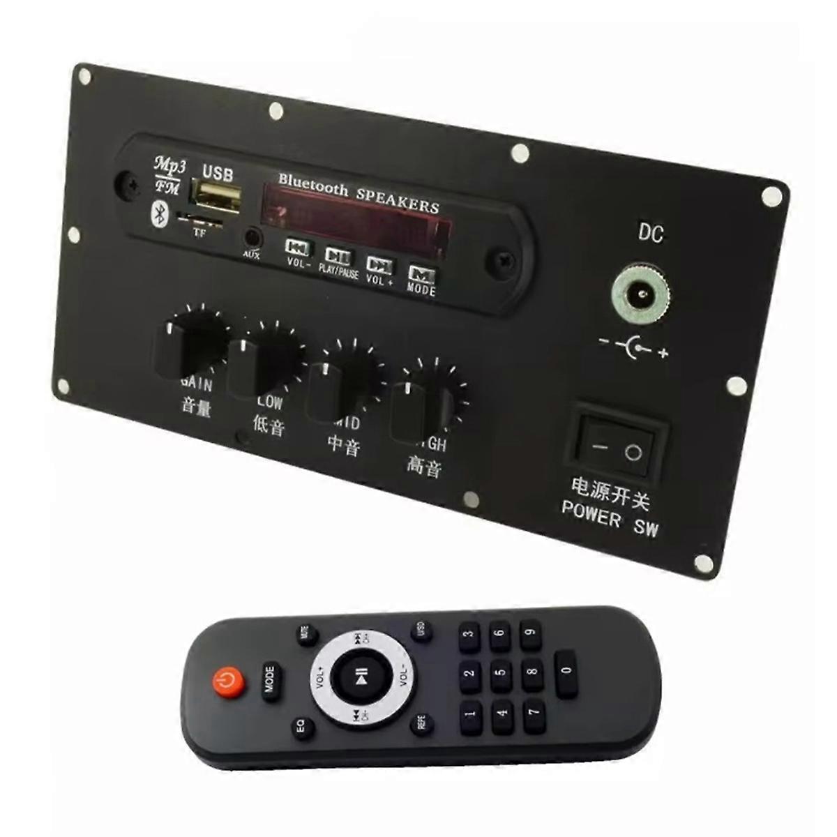 Preamplifier Tone Board Bluetooth Speaker Control Panel