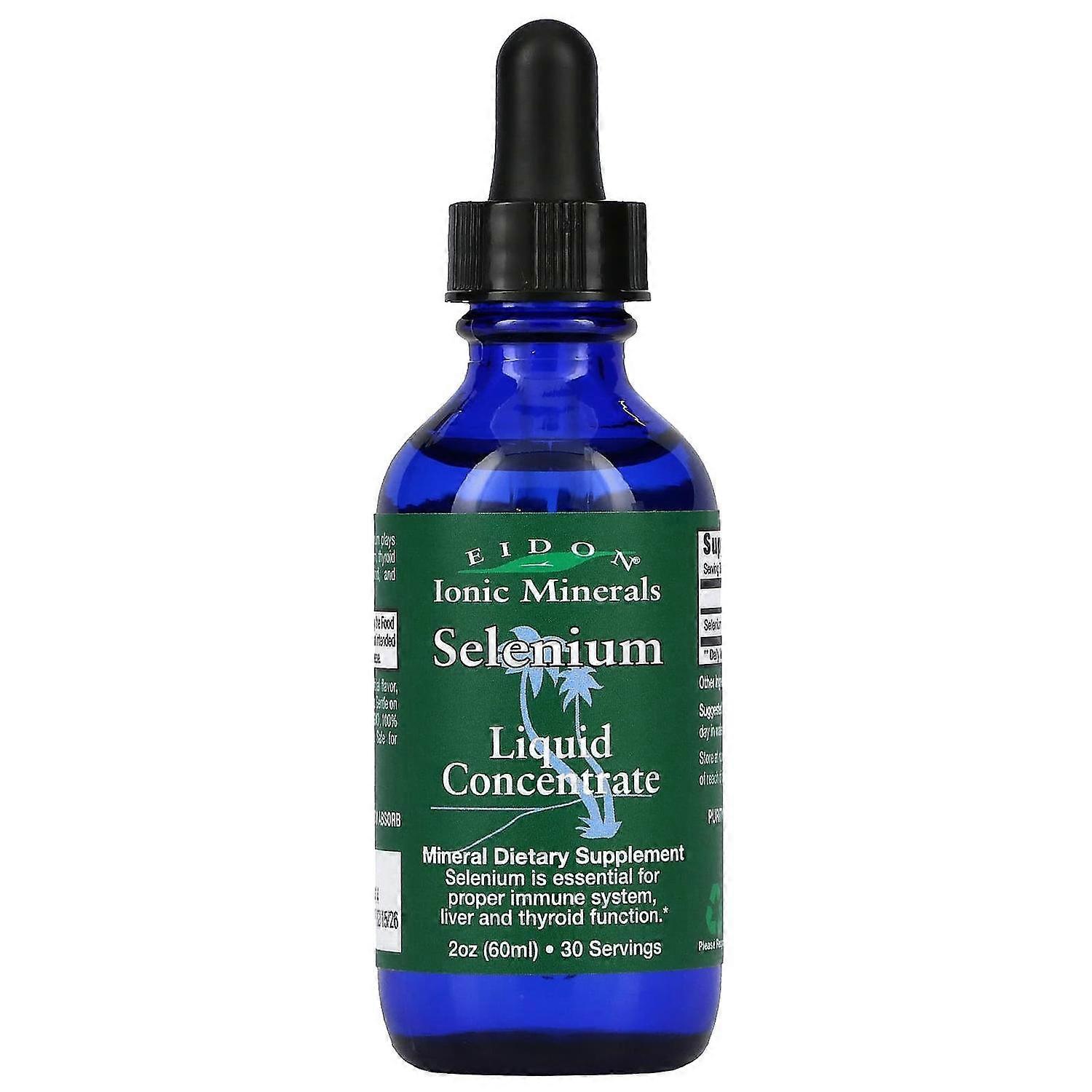 Eidon Mineral Supplements, Selenium Liquid Concentrate, 2 oz (60 ml)